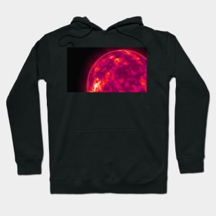 The Sun's Surface Close-Up - Pink Hoodie